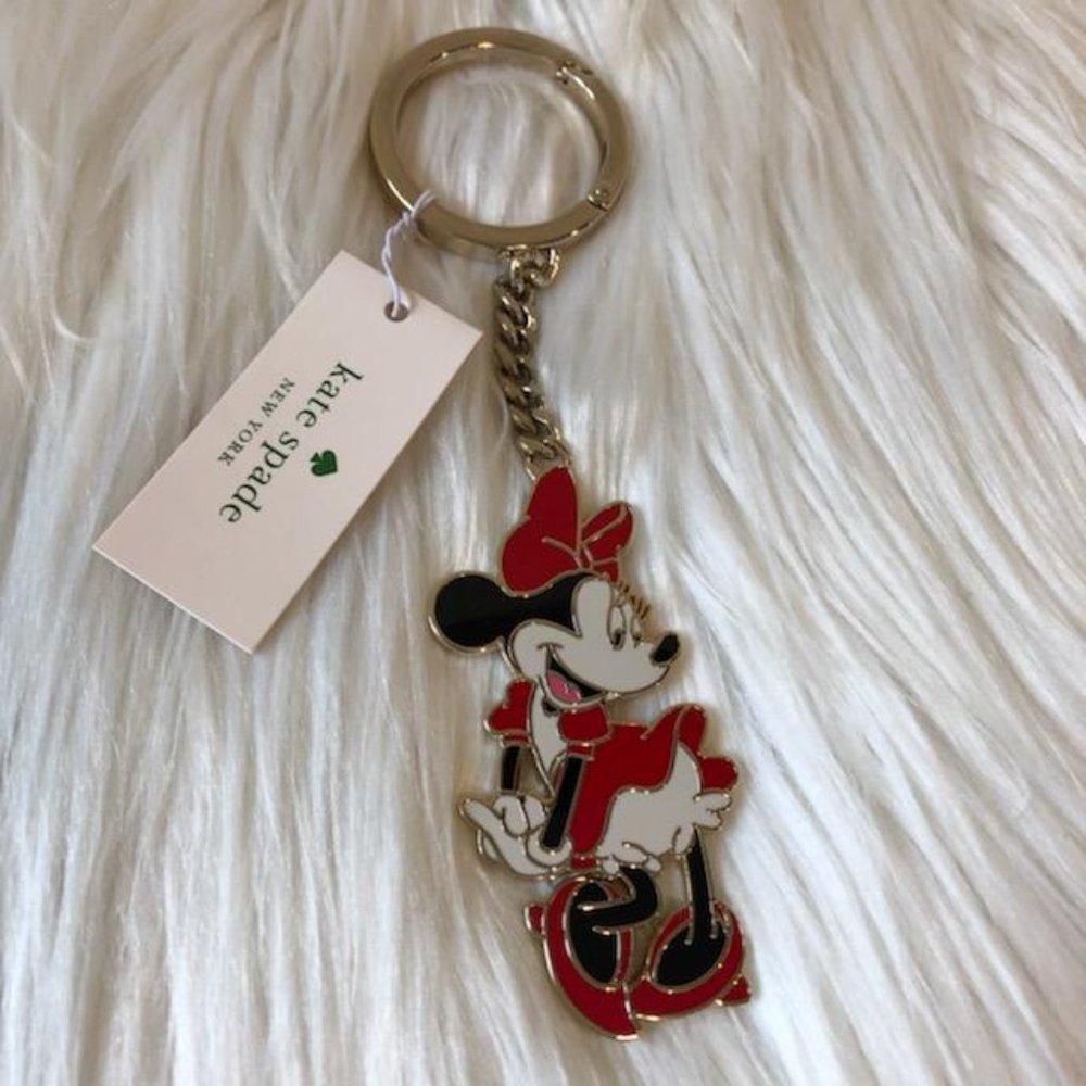 Disney x Kate Spade Minnie Mouse Keychain